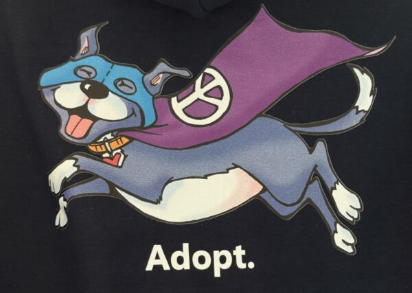 Super Pittie Navy Long Sleeve - Image 3